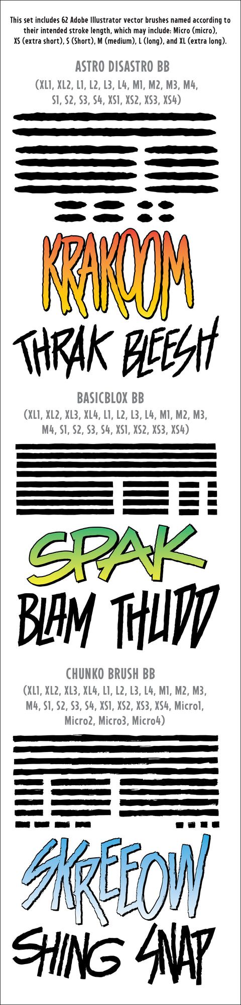 Blambot Sound Effect Brushes Vol.2