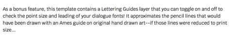 Comic Book Lettering Templates V.1