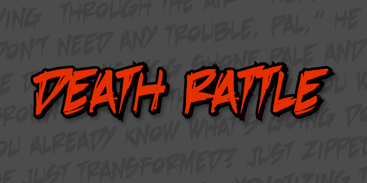 Death Rattle Blambot Comic Fonts & Lettering