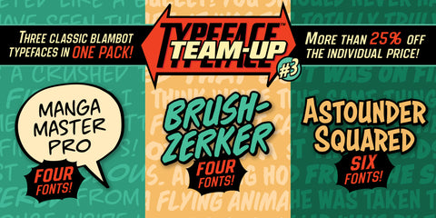 Typeface Team-Up Font Pack #3