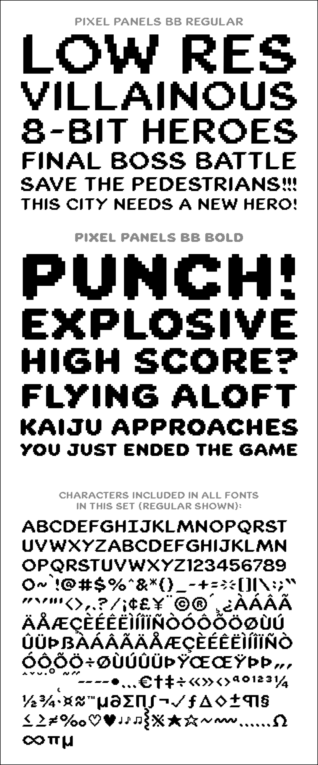Pixel Panels – Blambot Comic Fonts & Lettering
