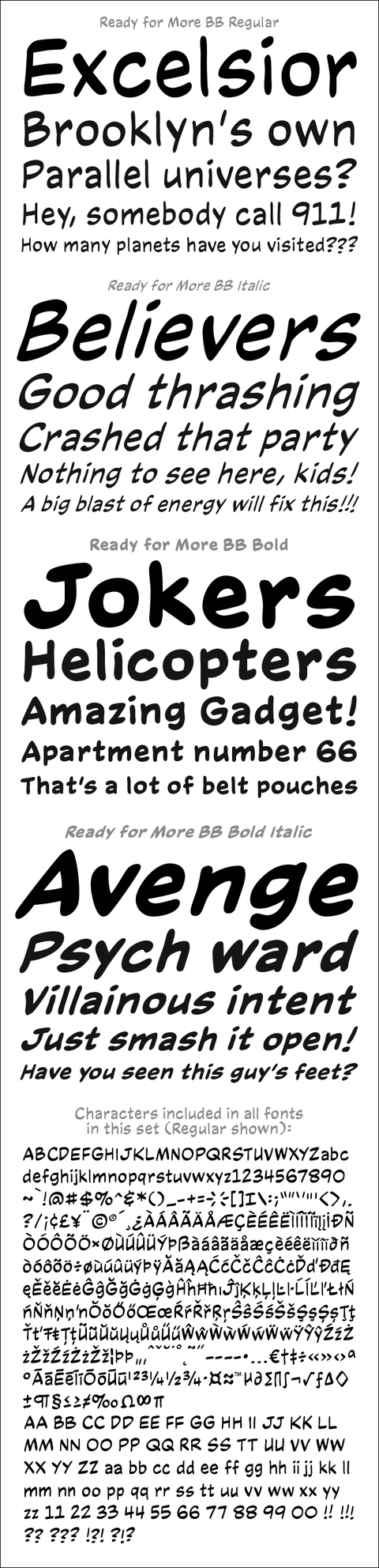 Typeface Team-Up Font Pack #1