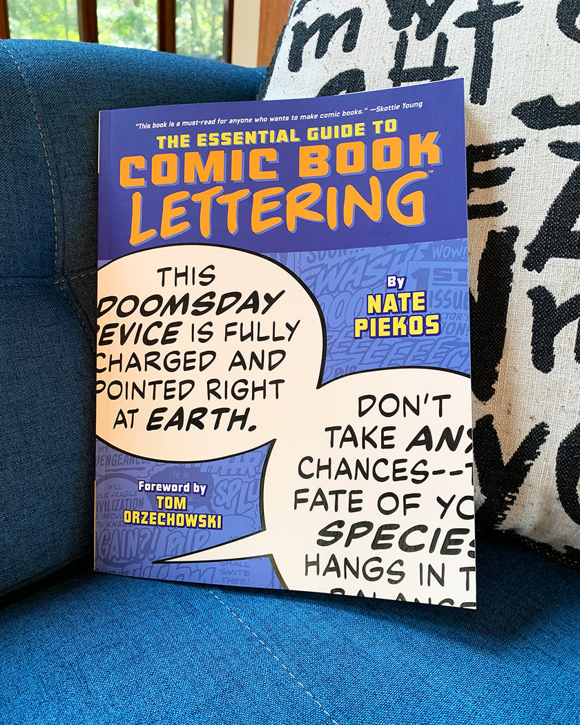 Signed Essential Guide to Comic Book Lettering – Blambot Comic Fonts ...