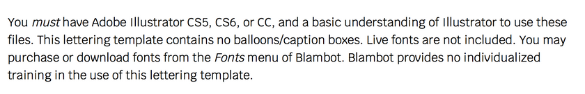 Comic Book Lettering Templates V.1 – Blambot Comic Fonts & Lettering