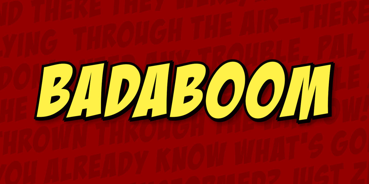 Badaboom – Blambot Comic Fonts & Lettering