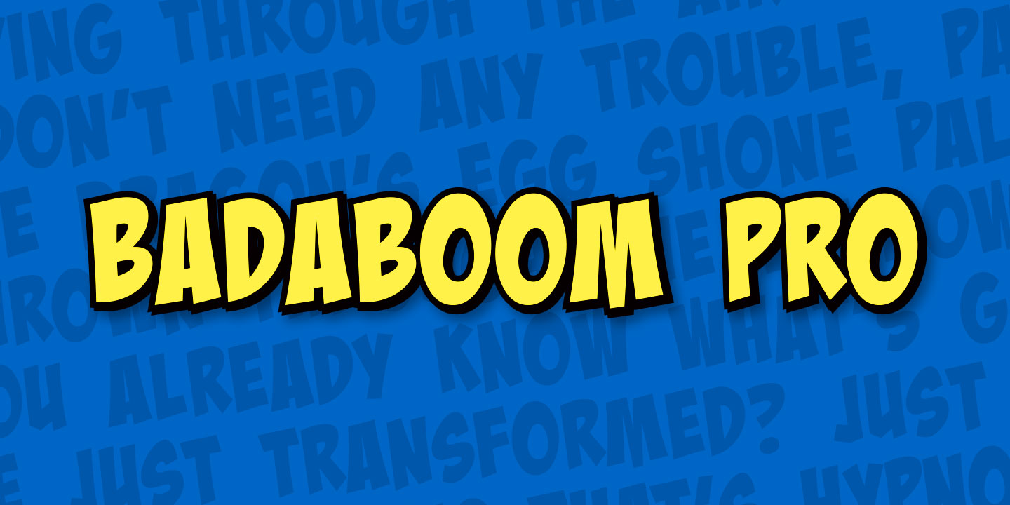 Sound Effect Fonts – Blambot Comic Fonts & Lettering