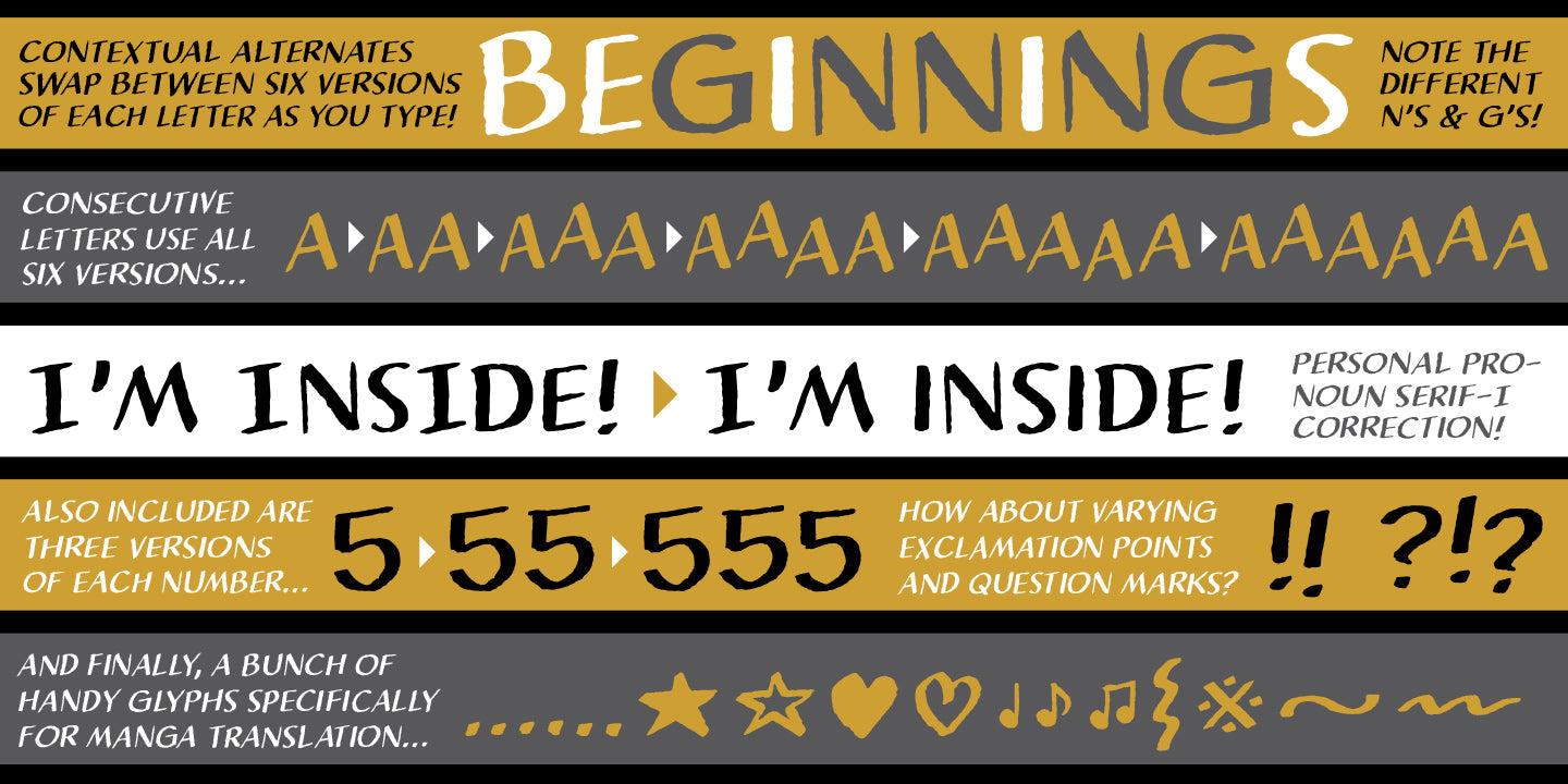 Nightmark – Blambot Comic Fonts & Lettering