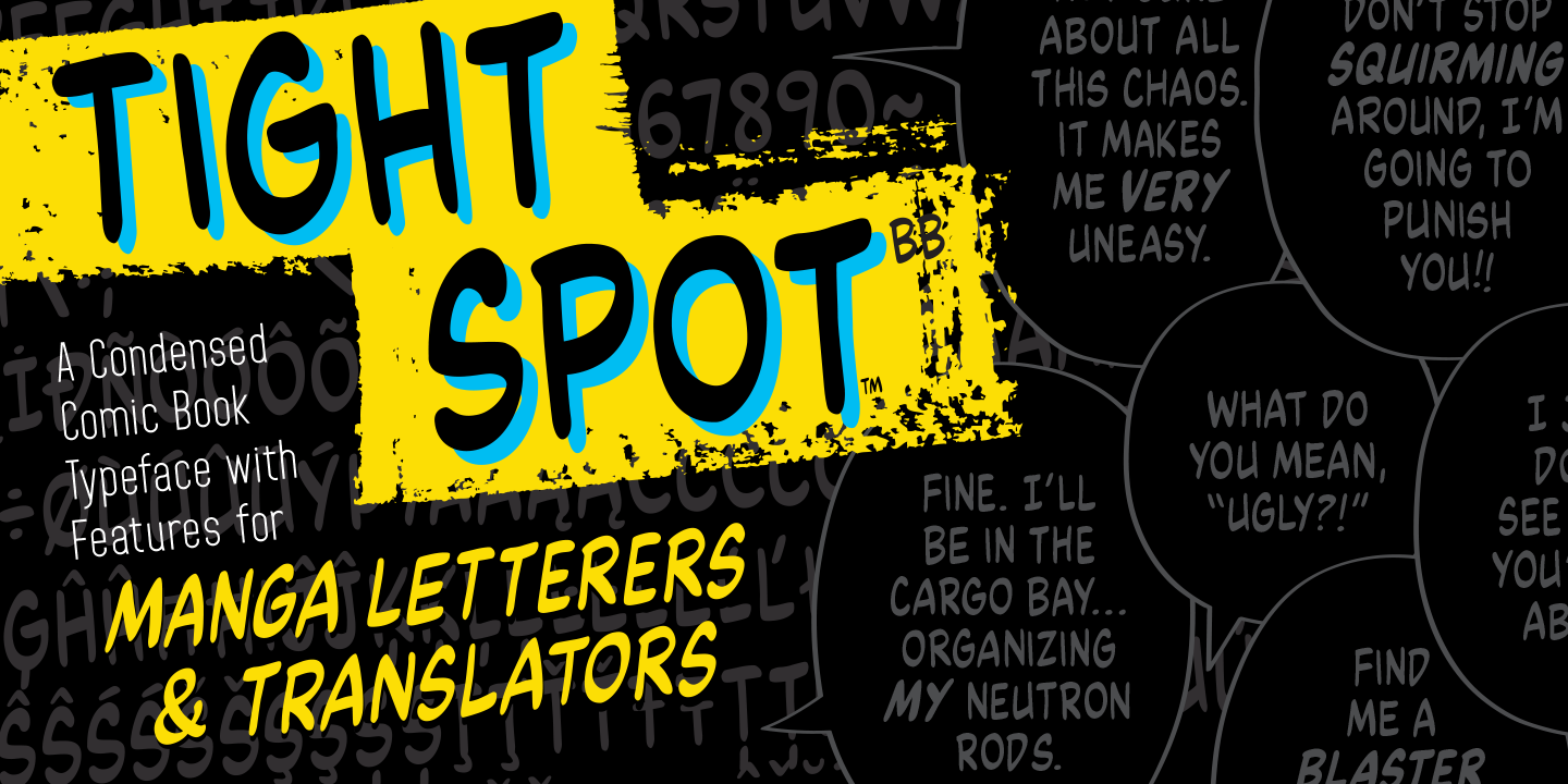 Tight Spot Blambot Comic Fonts & Lettering