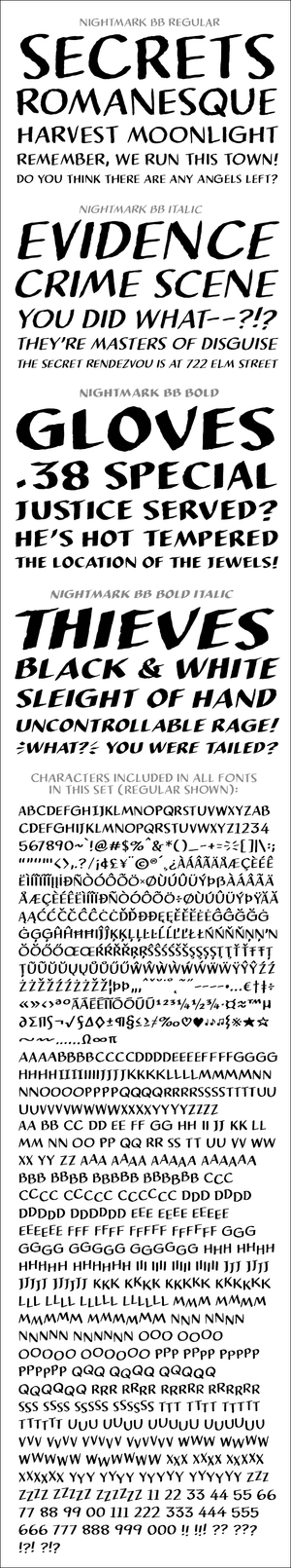 Nightmark – Blambot Comic Fonts & Lettering