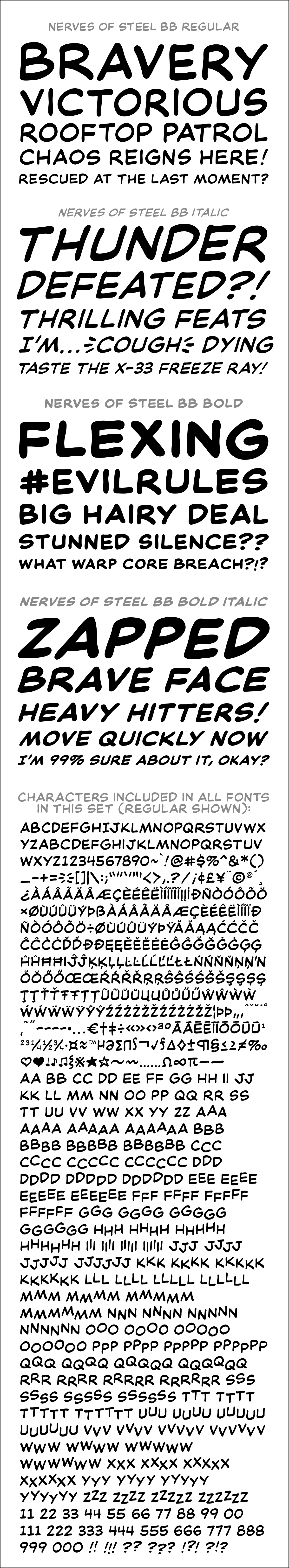 Nerves of Steel – Blambot Comic Fonts & Lettering