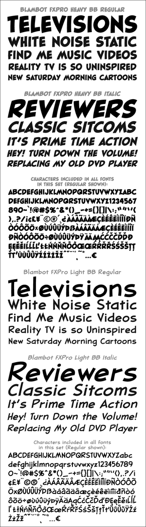 Blambot FX Pro – Blambot Comic Fonts & Lettering