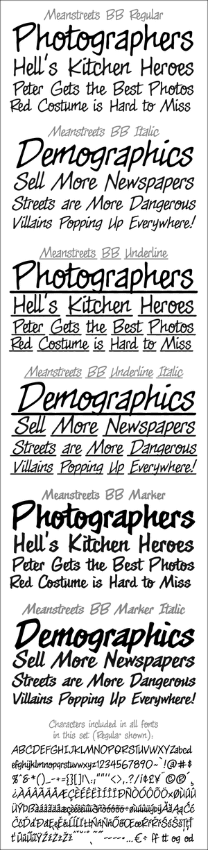 Mean Streets – Blambot Comic Fonts & Lettering