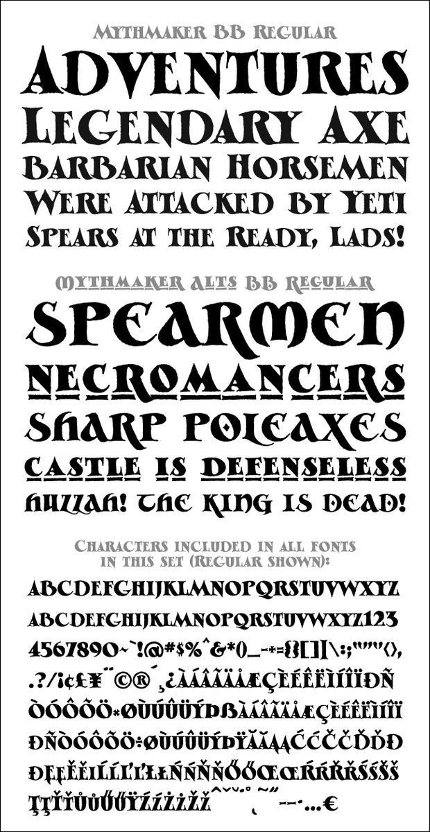 Myth Maker – Blambot Comic Fonts & Lettering