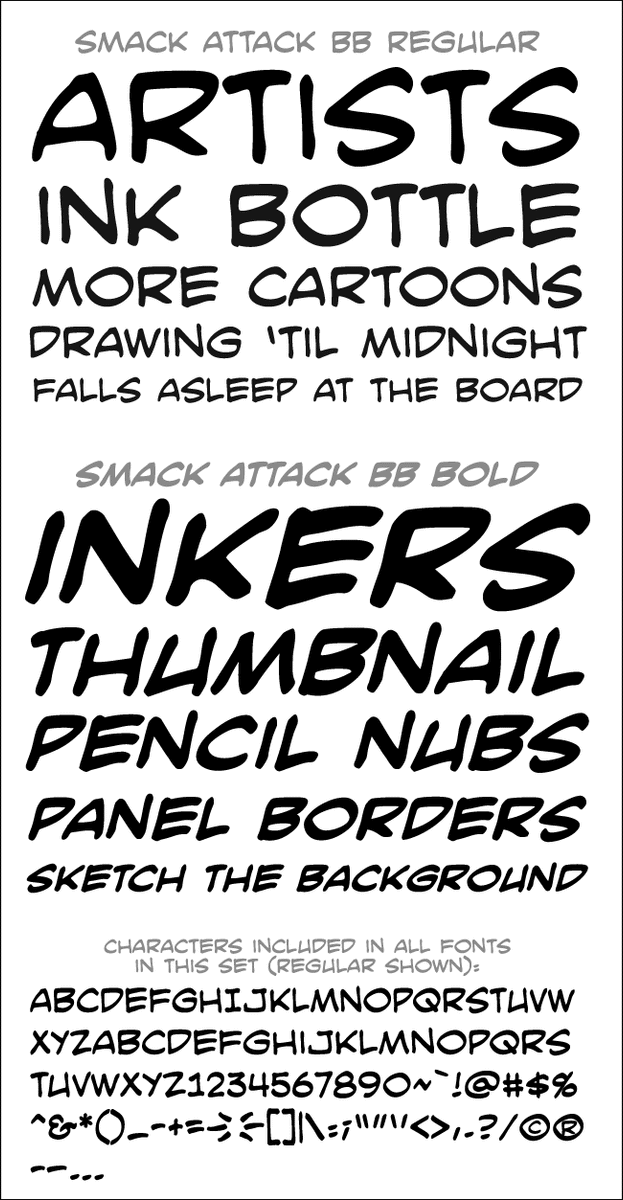 Smack Attack – Blambot Comic Fonts & Lettering