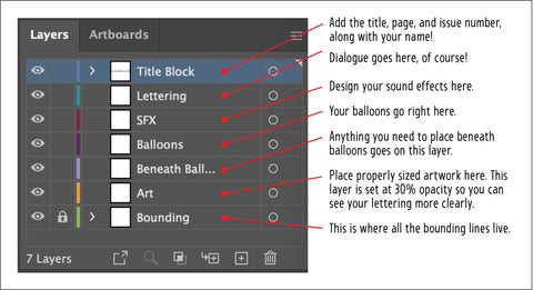 Comic Book Lettering Templates V.2