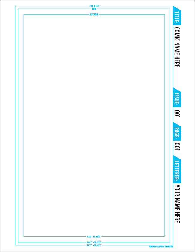 Comic Book Lettering Templates V.1 – Blambot Comic Fonts & Lettering