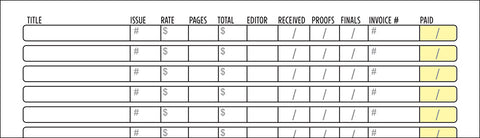 Project Tracker for Comic Book Freelancers